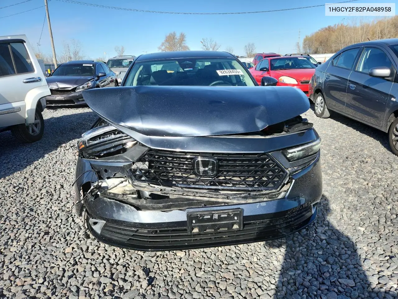 1HGCY2F82PA048958 2023 Honda Accord Touring Hybrid