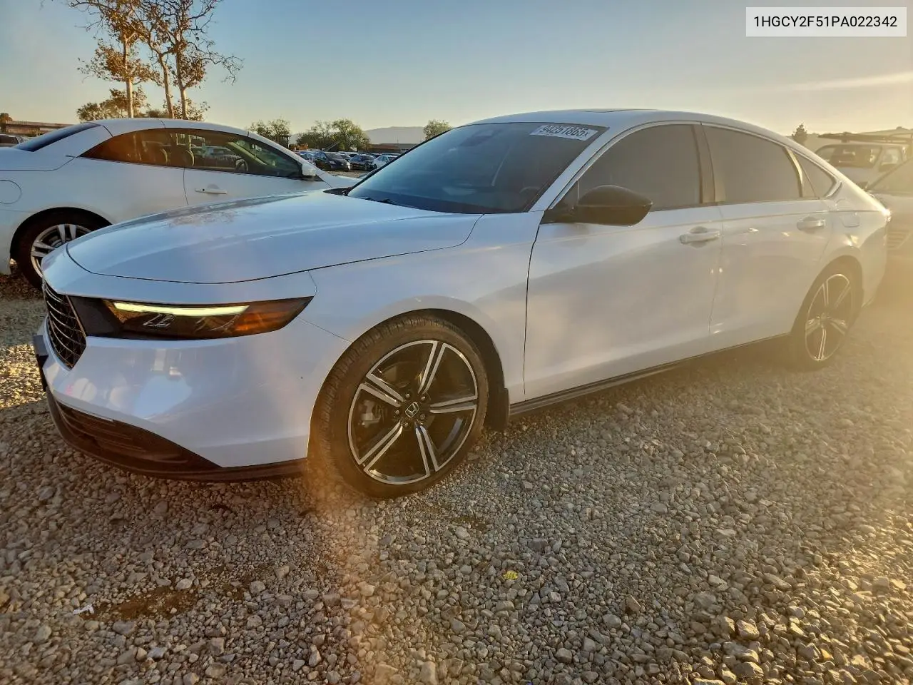 1HGCY2F51PA022342 2023 Honda Accord Hybrid Sport