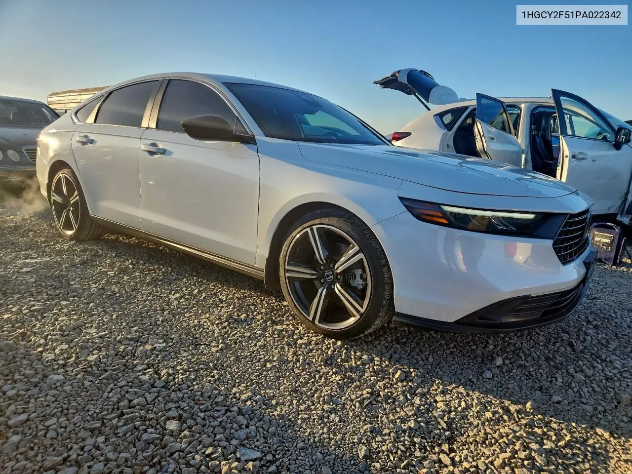 1HGCY2F51PA022342 2023 Honda Accord Hybrid Sport