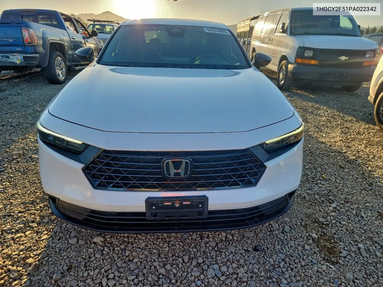 1HGCY2F51PA022342 2023 Honda Accord Hybrid Sport