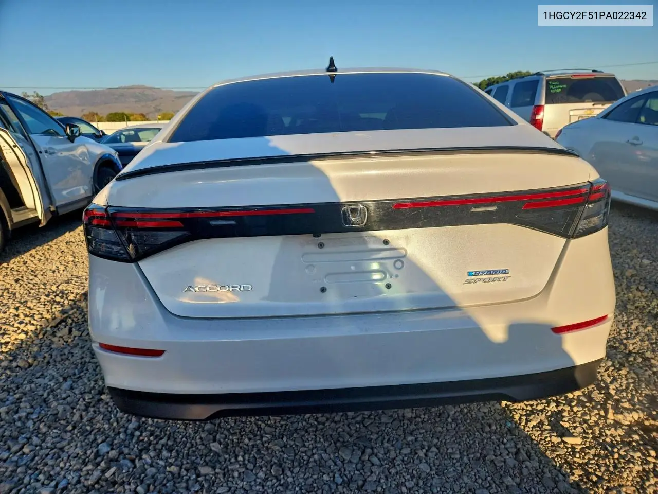 1HGCY2F51PA022342 2023 Honda Accord Hybrid Sport
