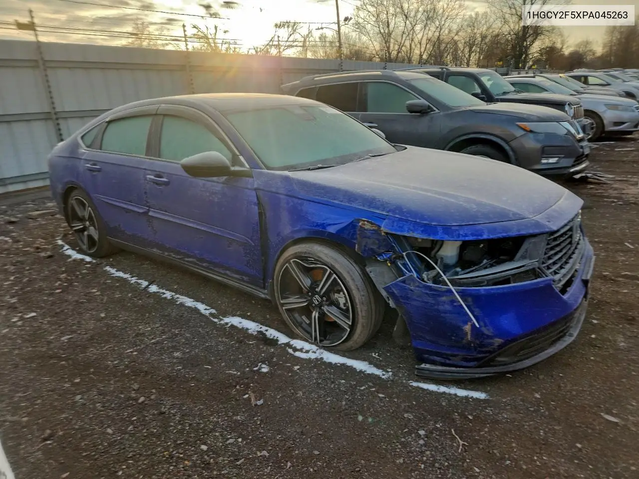 1HGCY2F5XPA045263 2023 Honda Accord Hybrid Sport