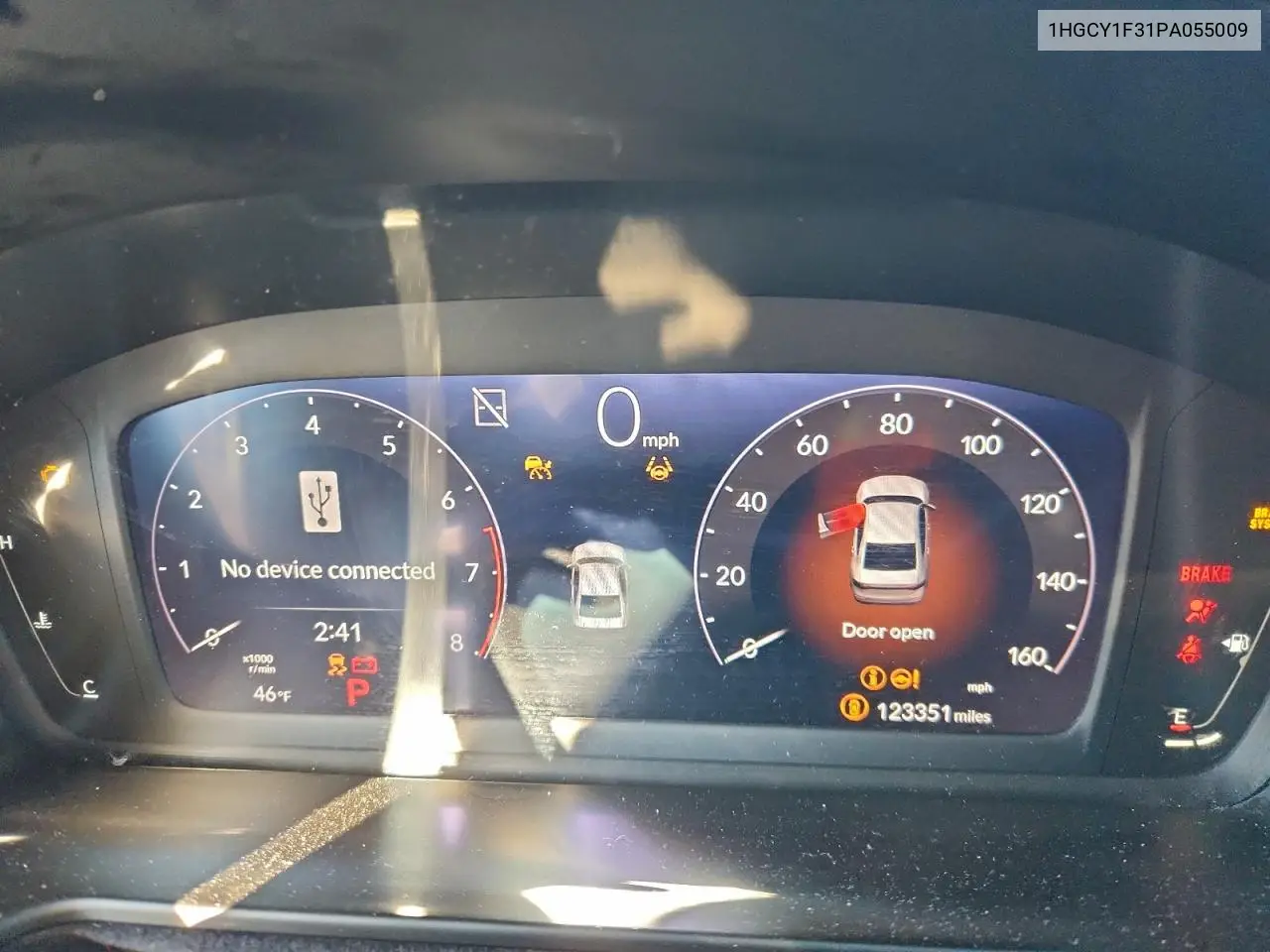 1HGCY1F31PA055009 2023 Honda Accord Ex