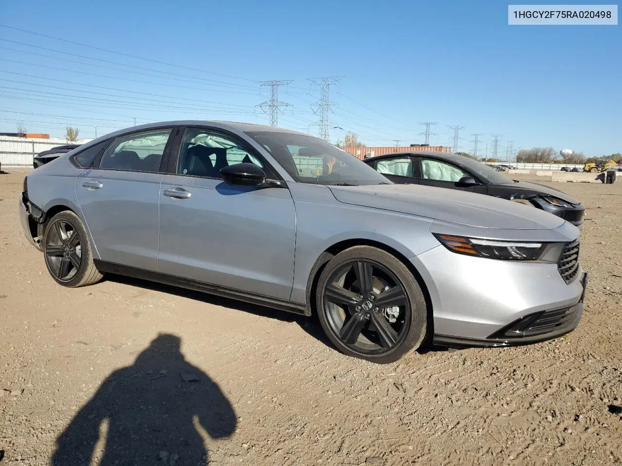 1HGCY2F75RA020498 2024 Honda Accord Hybrid Sport-L
