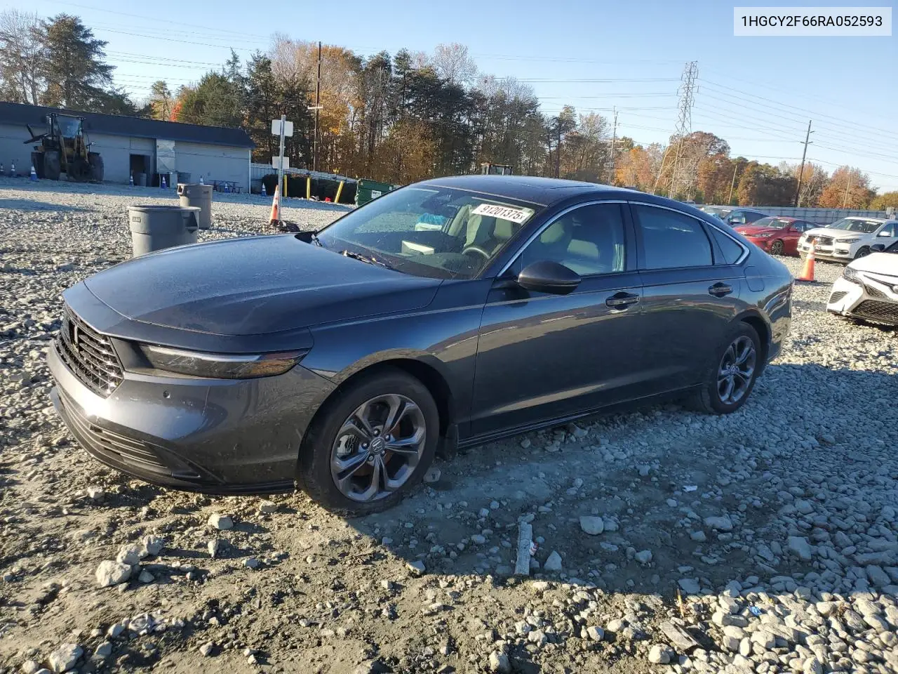 1HGCY2F66RA052593 2024 Honda Accord Hybrid Exl