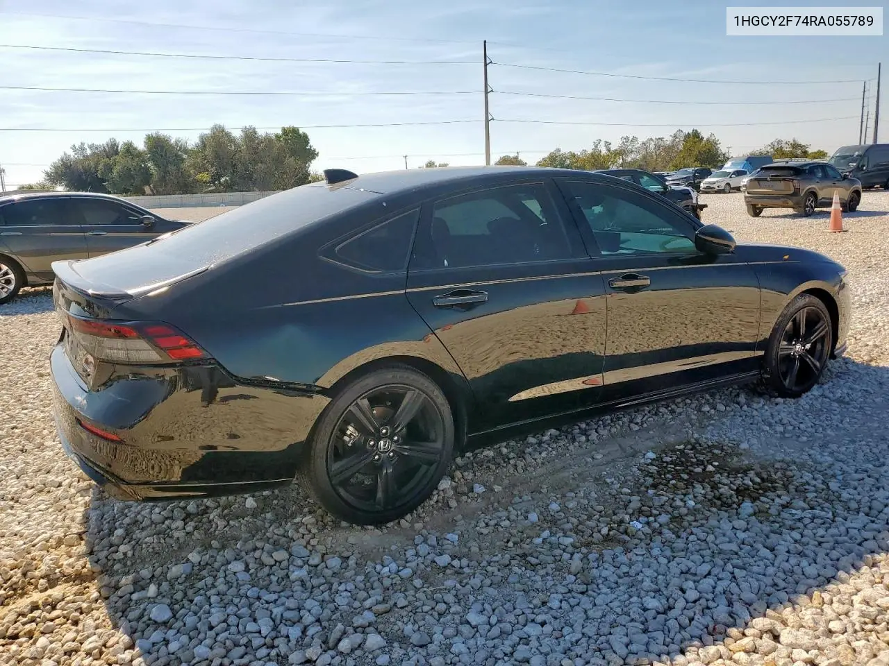 1HGCY2F74RA055789 2024 Honda Accord Hybrid Sport-L