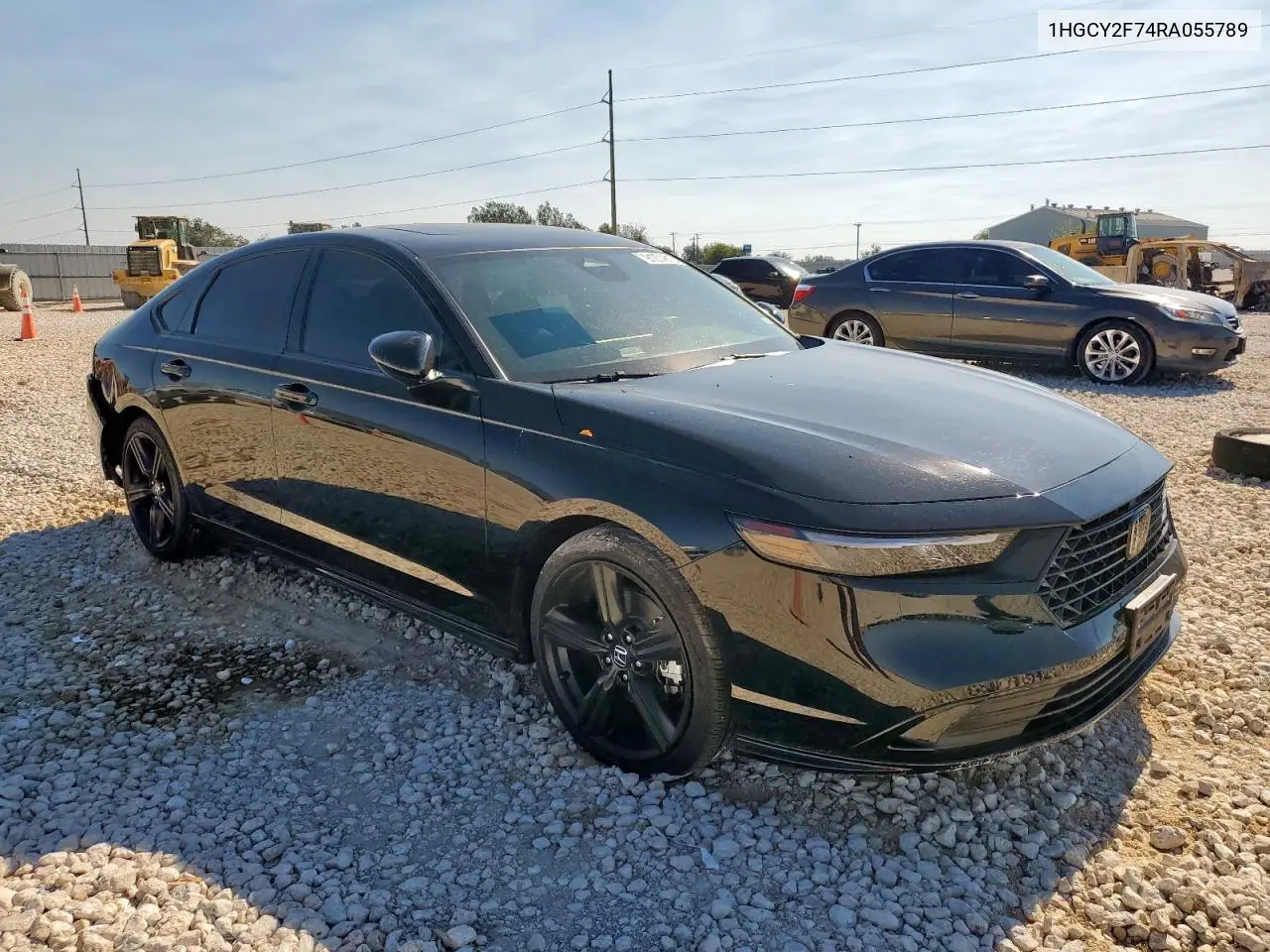 1HGCY2F74RA055789 2024 Honda Accord Hybrid Sport-L