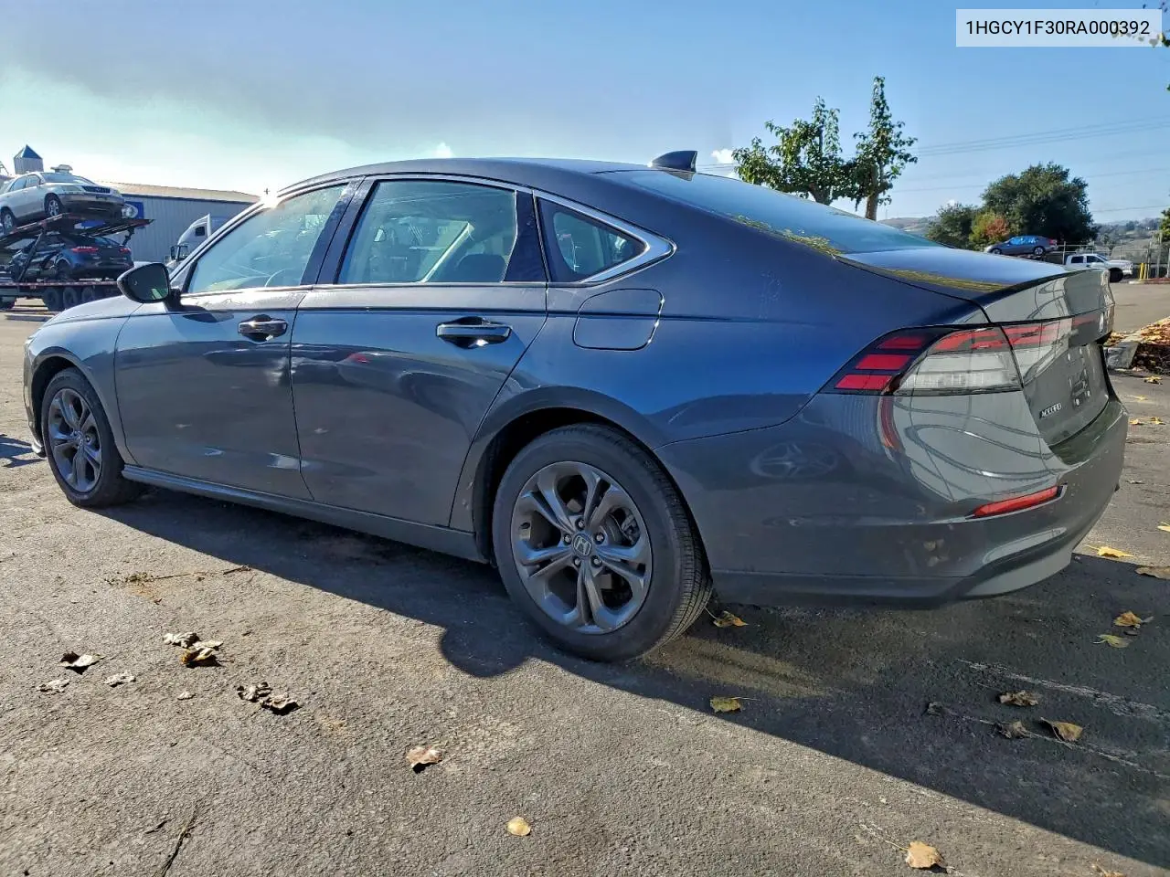 1HGCY1F30RA000392 2024 Honda Accord Ex