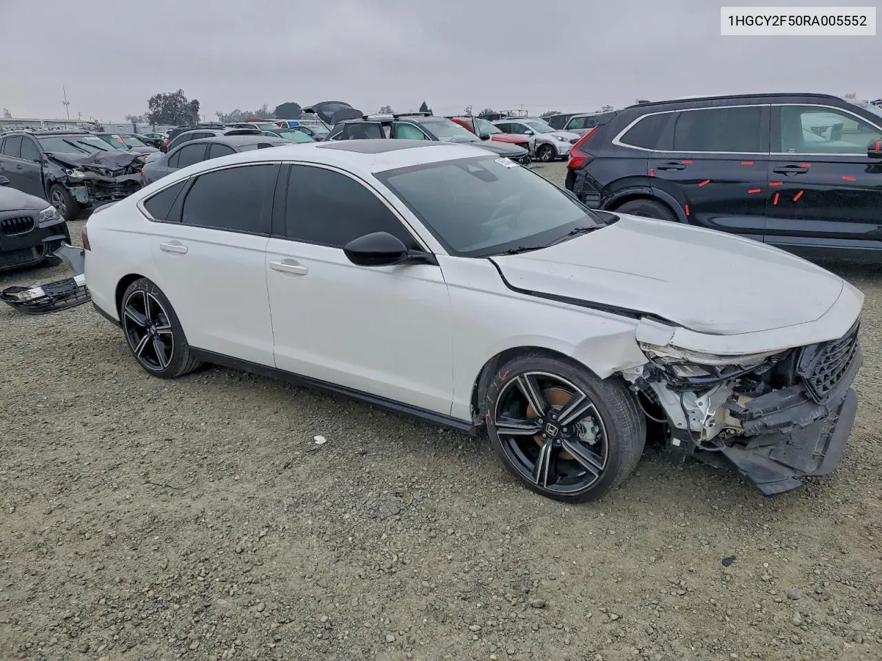 1HGCY2F50RA005552 2024 Honda Accord Hybrid Sport