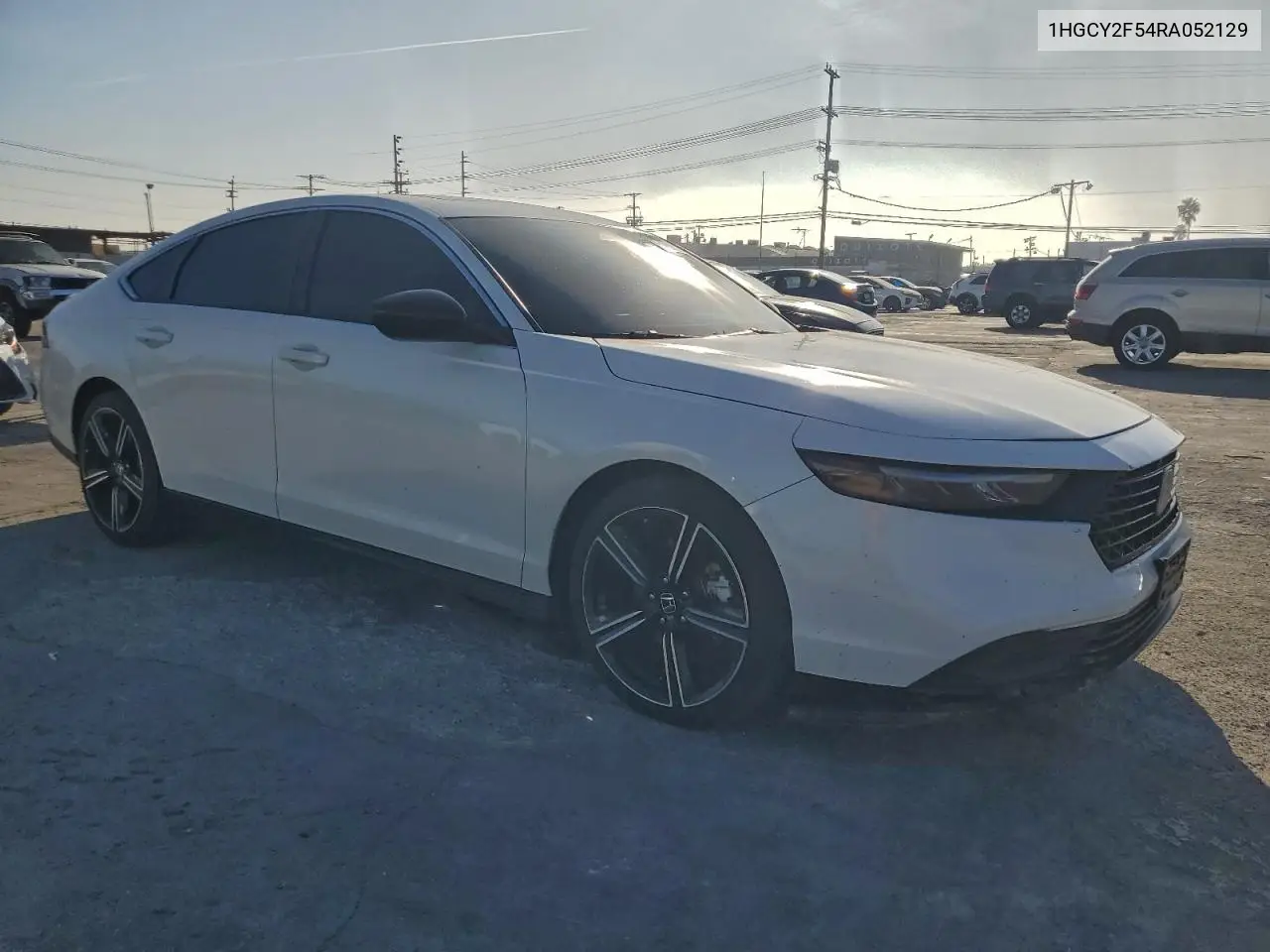 1HGCY2F54RA052129 2024 Honda Accord Hybrid Sport