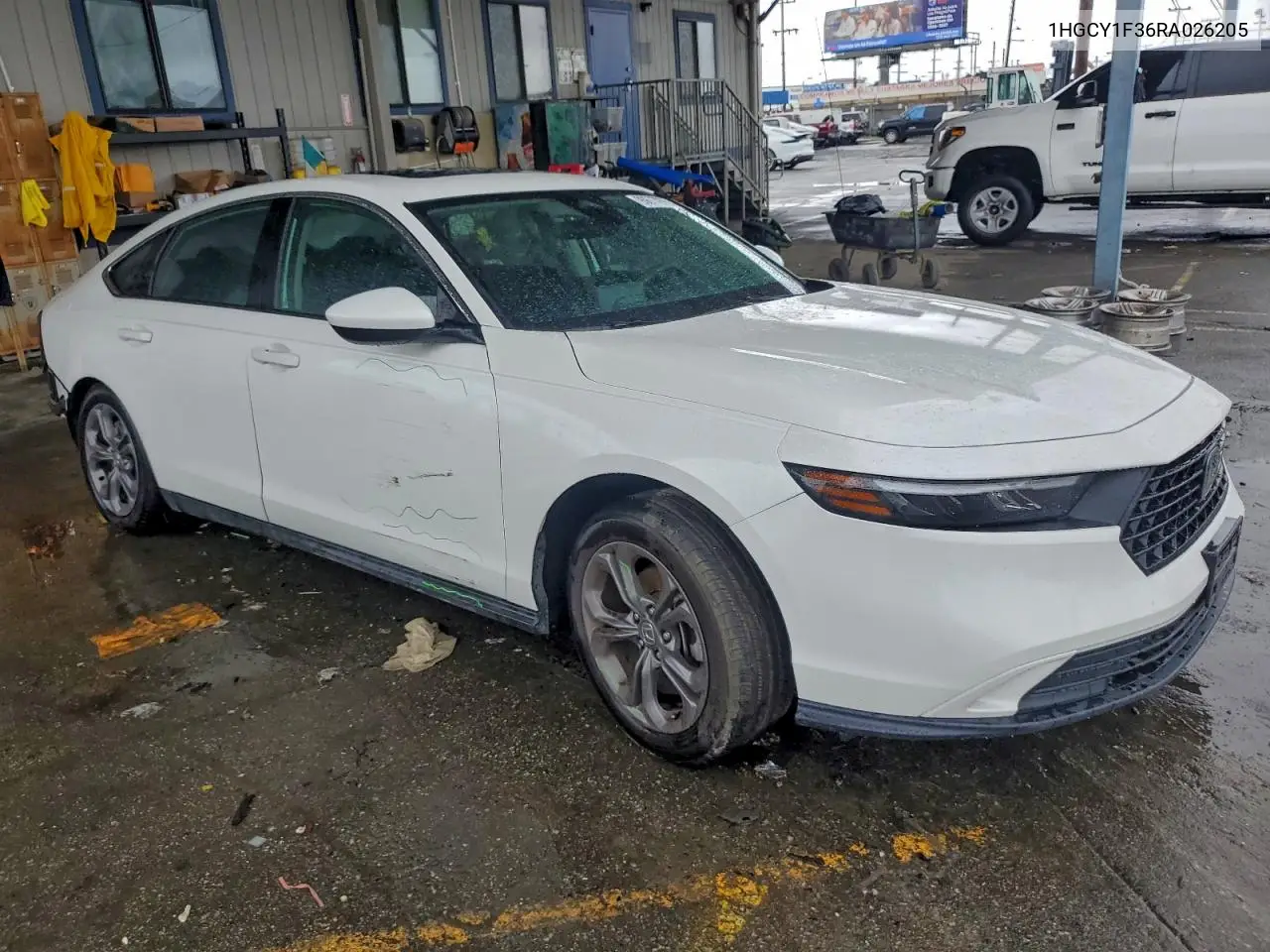 1HGCY1F36RA026205 2024 Honda Accord Ex