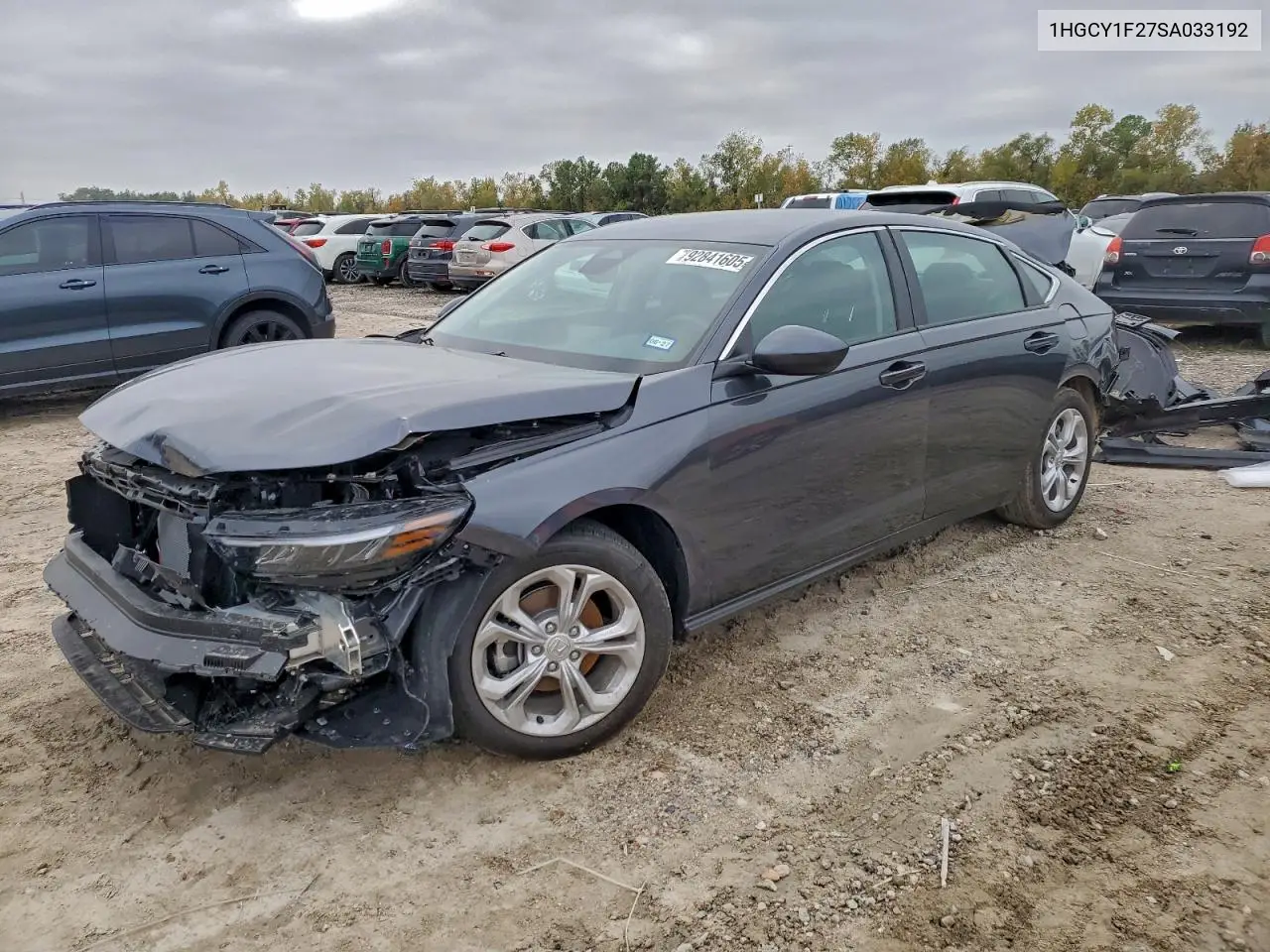 1HGCY1F27SA033192 2025 Honda Accord Lx