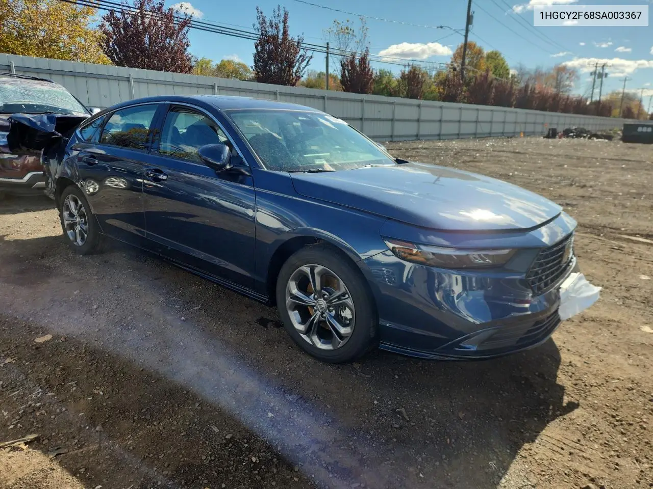 1HGCY2F68SA003367 2025 Honda Accord Hybrid Exl