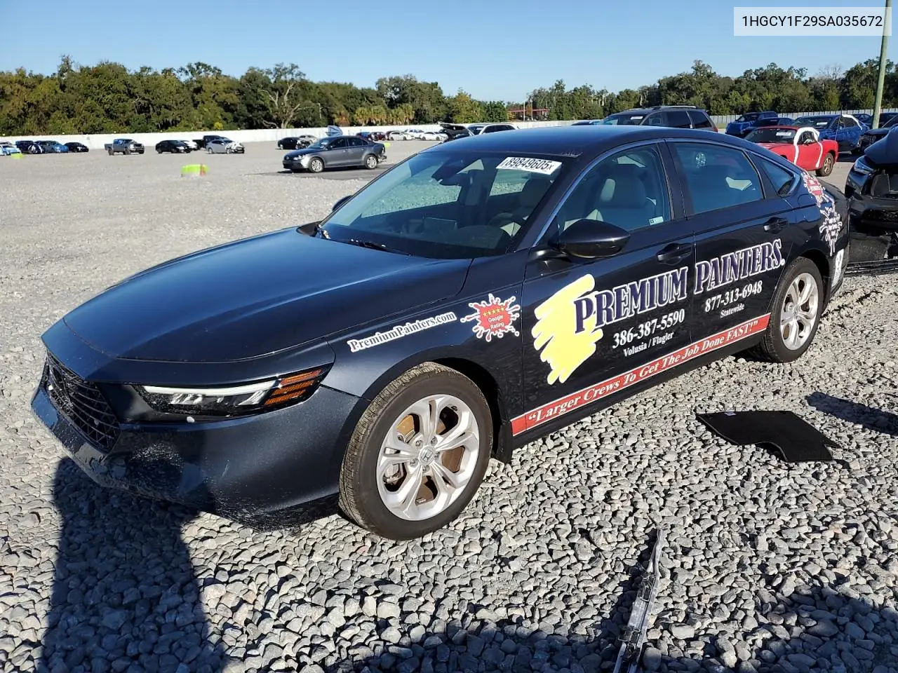 1HGCY1F29SA035672 2025 Honda Accord Lx