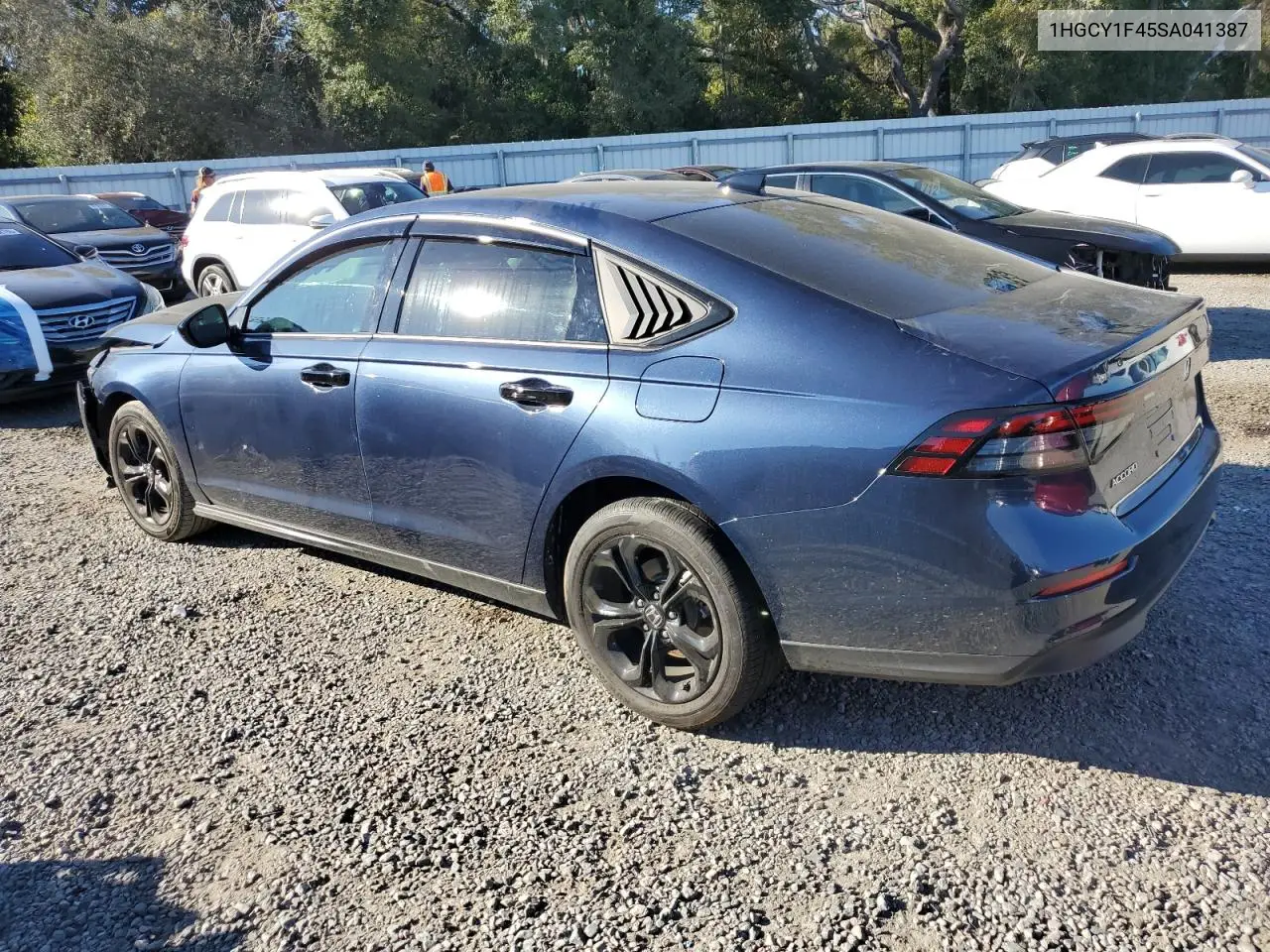 1HGCY1F45SA041387 2025 Honda Accord Se