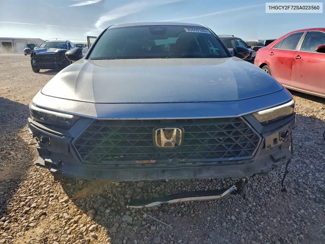 1HGCY2F72SA023560 2025 Honda Accord Hybrid Sport-L