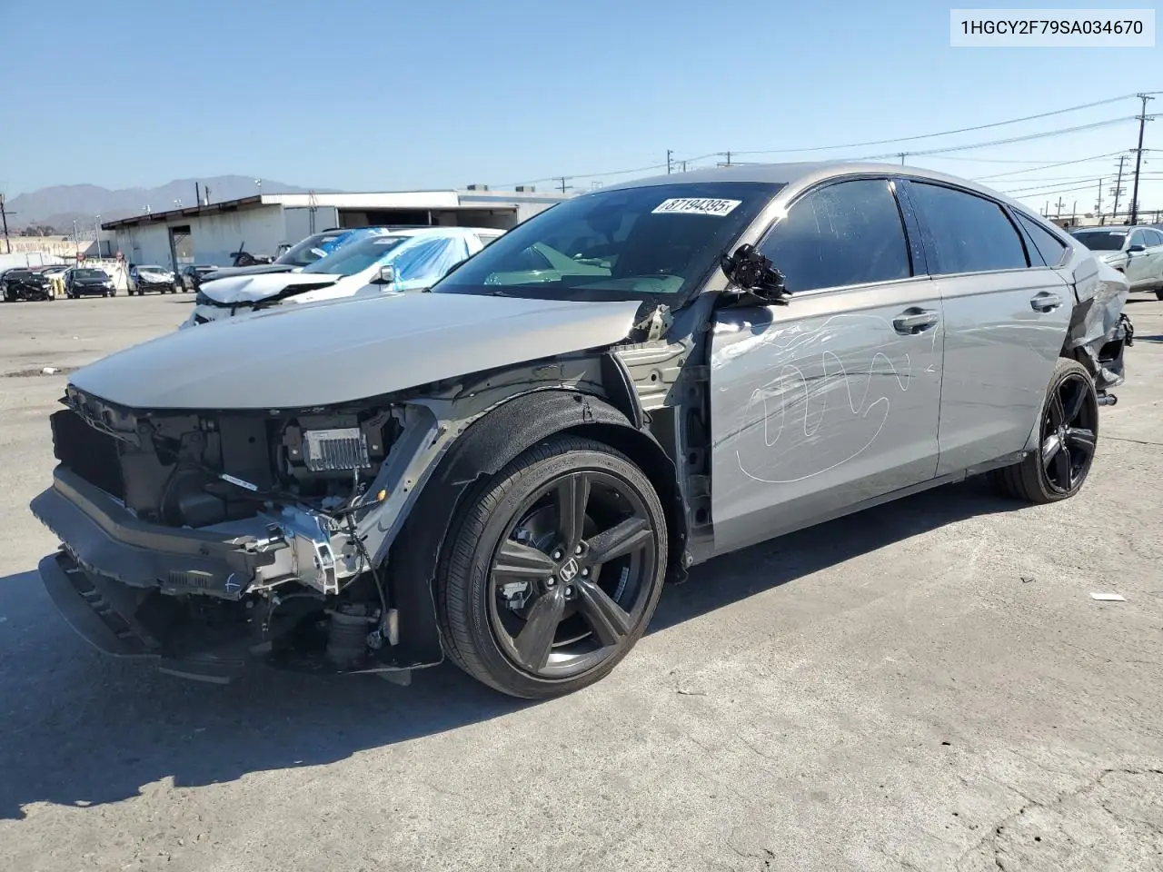 1HGCY2F79SA034670 2025 Honda Accord Hybrid Sport-L
