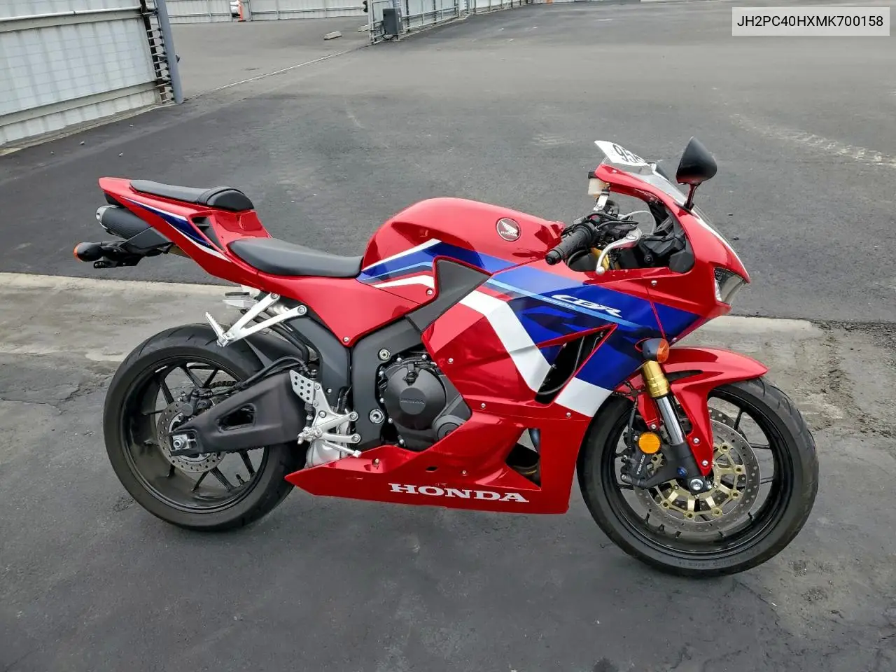 JH2PC40HXMK700158 2021 Honda Cbr600 Rr