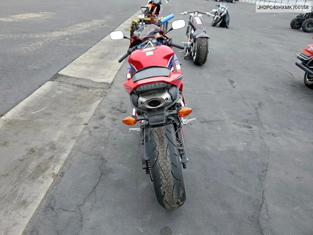 JH2PC40HXMK700158 2021 Honda Cbr600 Rr