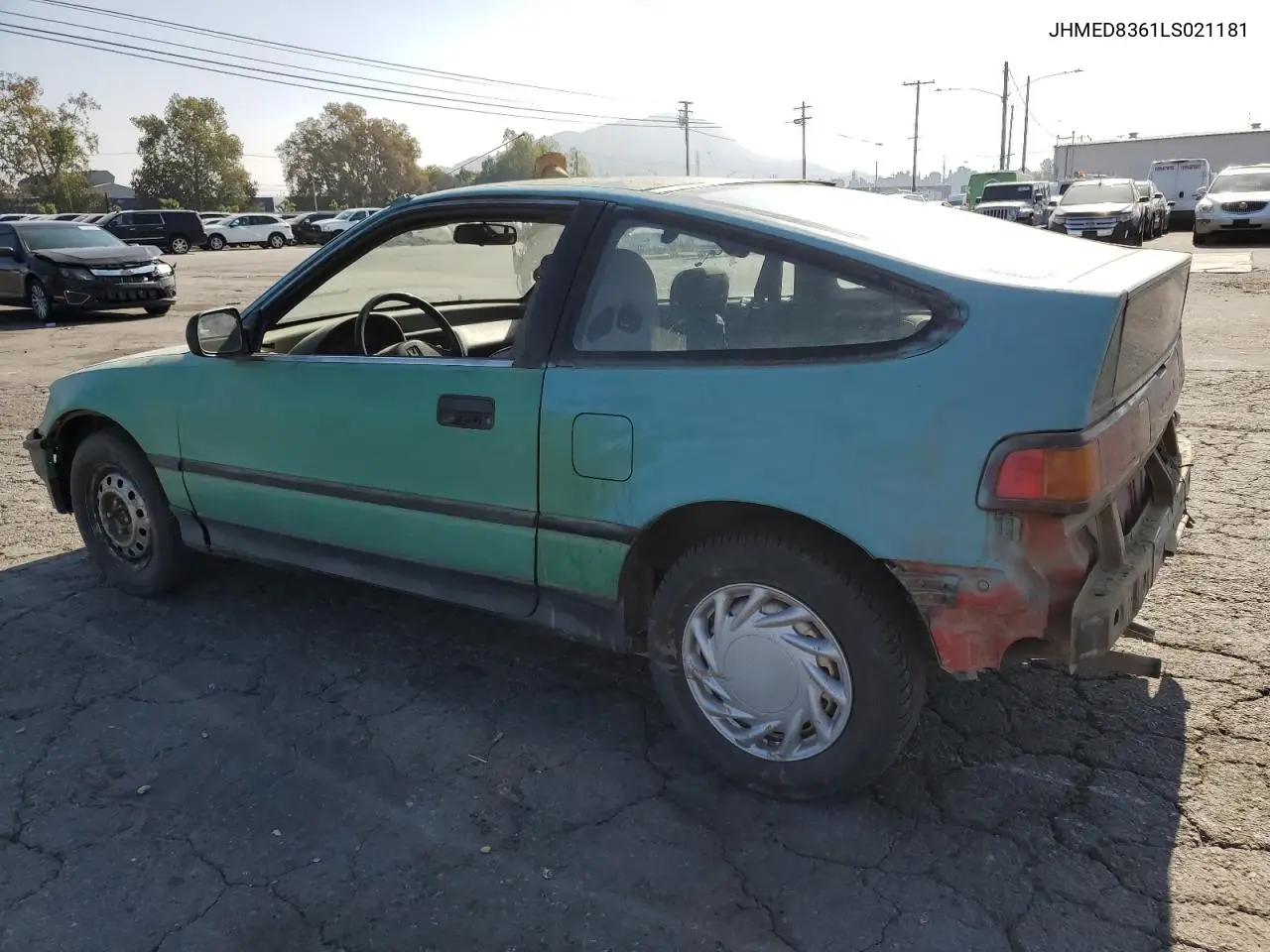 JHMED8361LS021181 1990 Honda Civic Crx 1.5 Hf