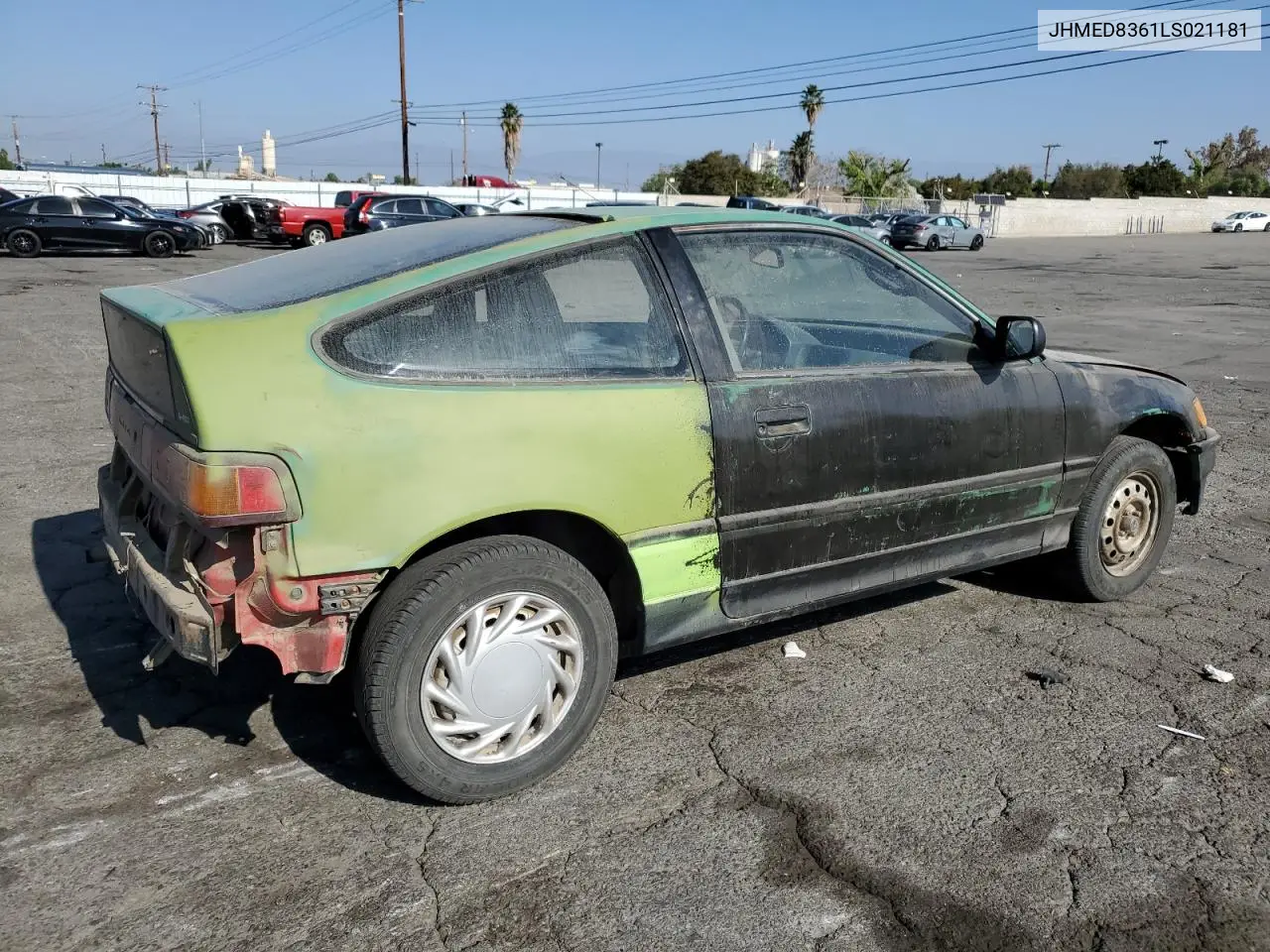 JHMED8361LS021181 1990 Honda Civic Crx 1.5 Hf