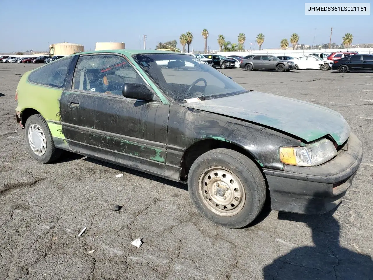 JHMED8361LS021181 1990 Honda Civic Crx 1.5 Hf