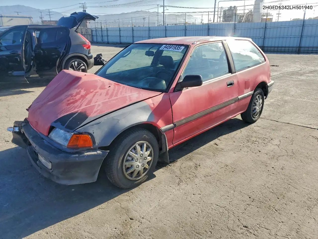 2HGED6342LH501940 1990 Honda Civic