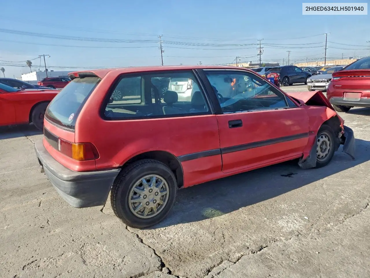 2HGED6342LH501940 1990 Honda Civic