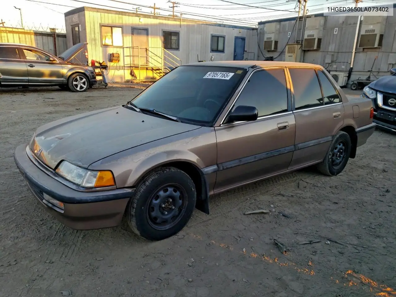 1HGED3650LA073402 1990 Honda Civic Lx