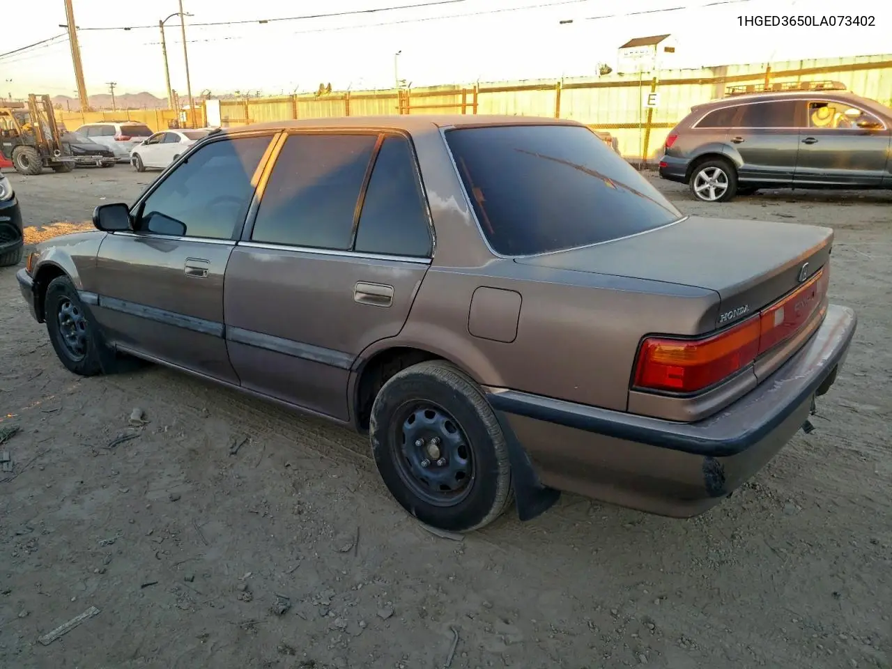 1HGED3650LA073402 1990 Honda Civic Lx