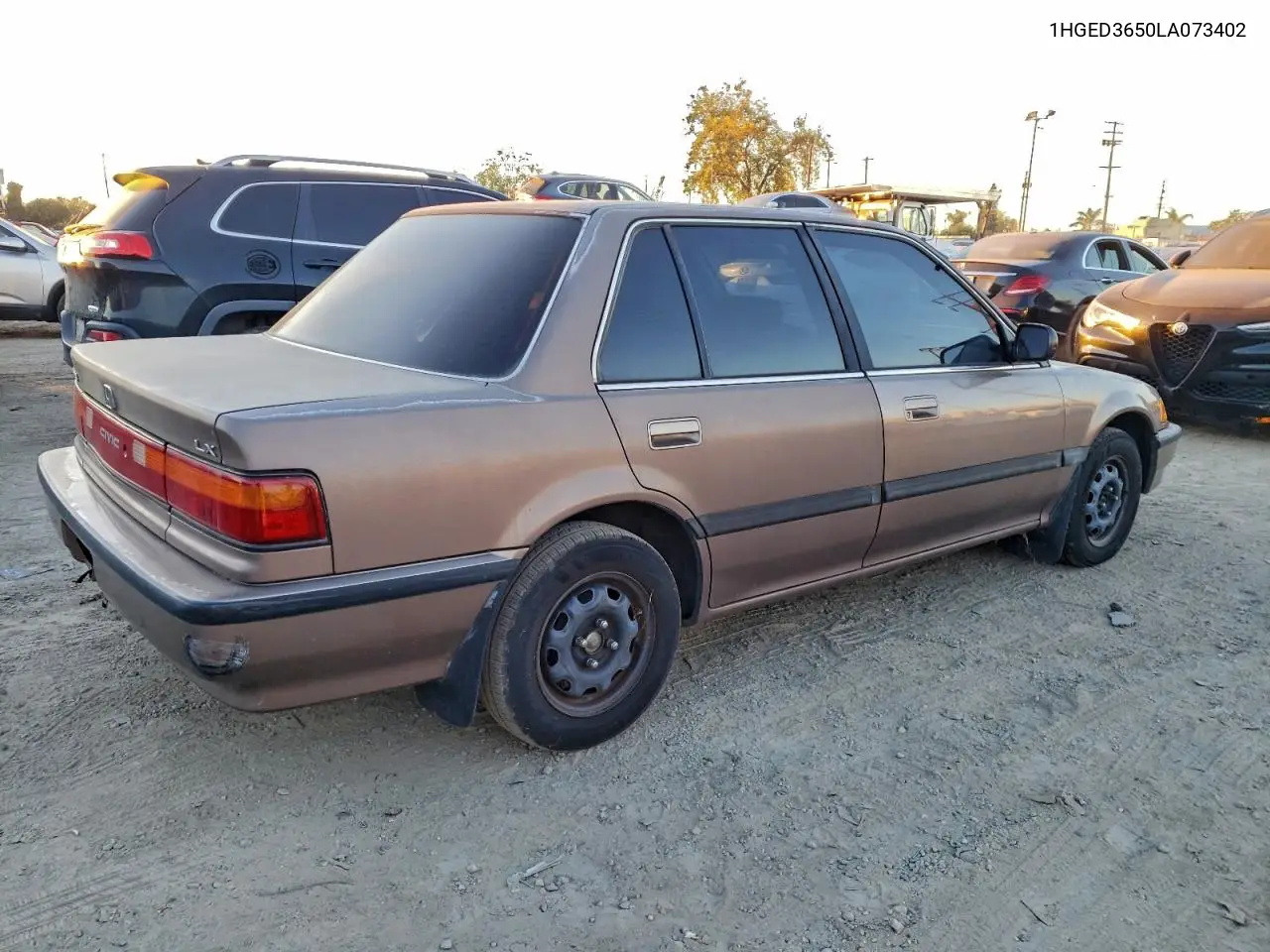 1HGED3650LA073402 1990 Honda Civic Lx