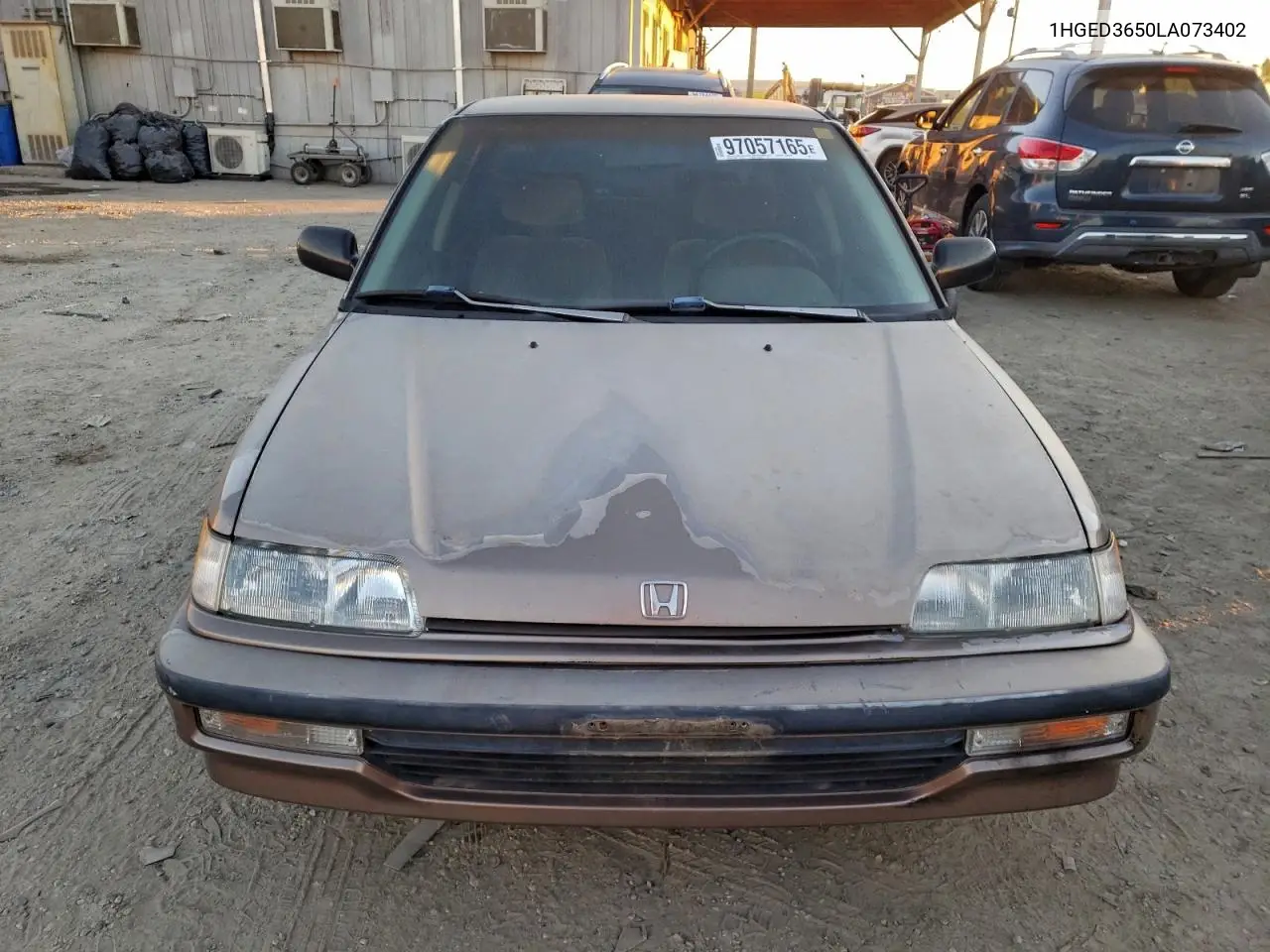 1HGED3650LA073402 1990 Honda Civic Lx