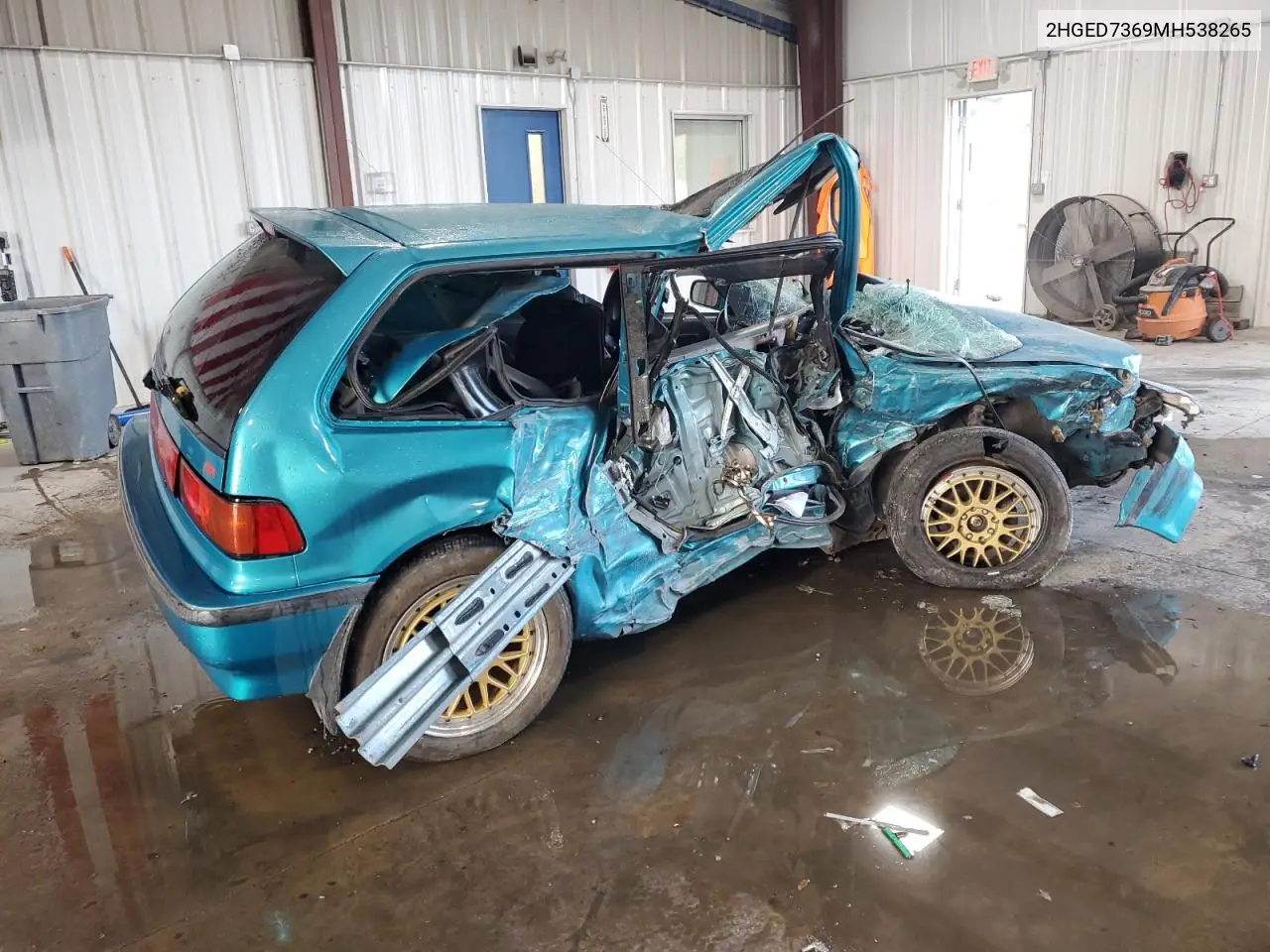 2HGED7369MH538265 1991 Honda Civic Si