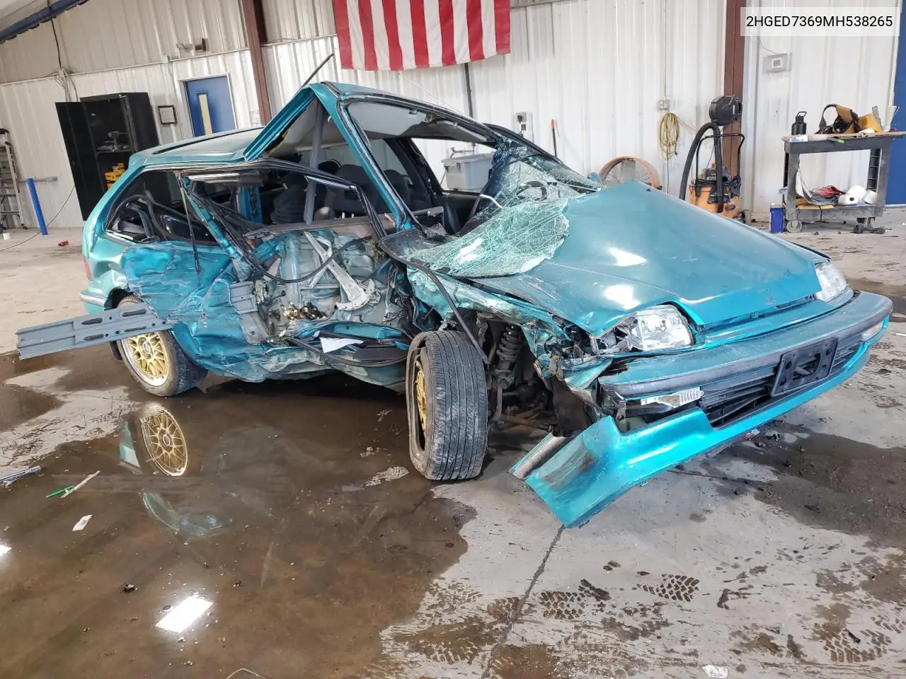 2HGED7369MH538265 1991 Honda Civic Si