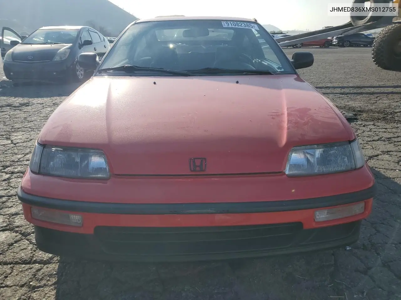 JHMED836XMS012755 1991 Honda Civic Crx 1.5 Hf