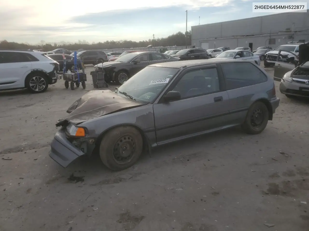 2HGED6454MH522877 1991 Honda Civic Dx
