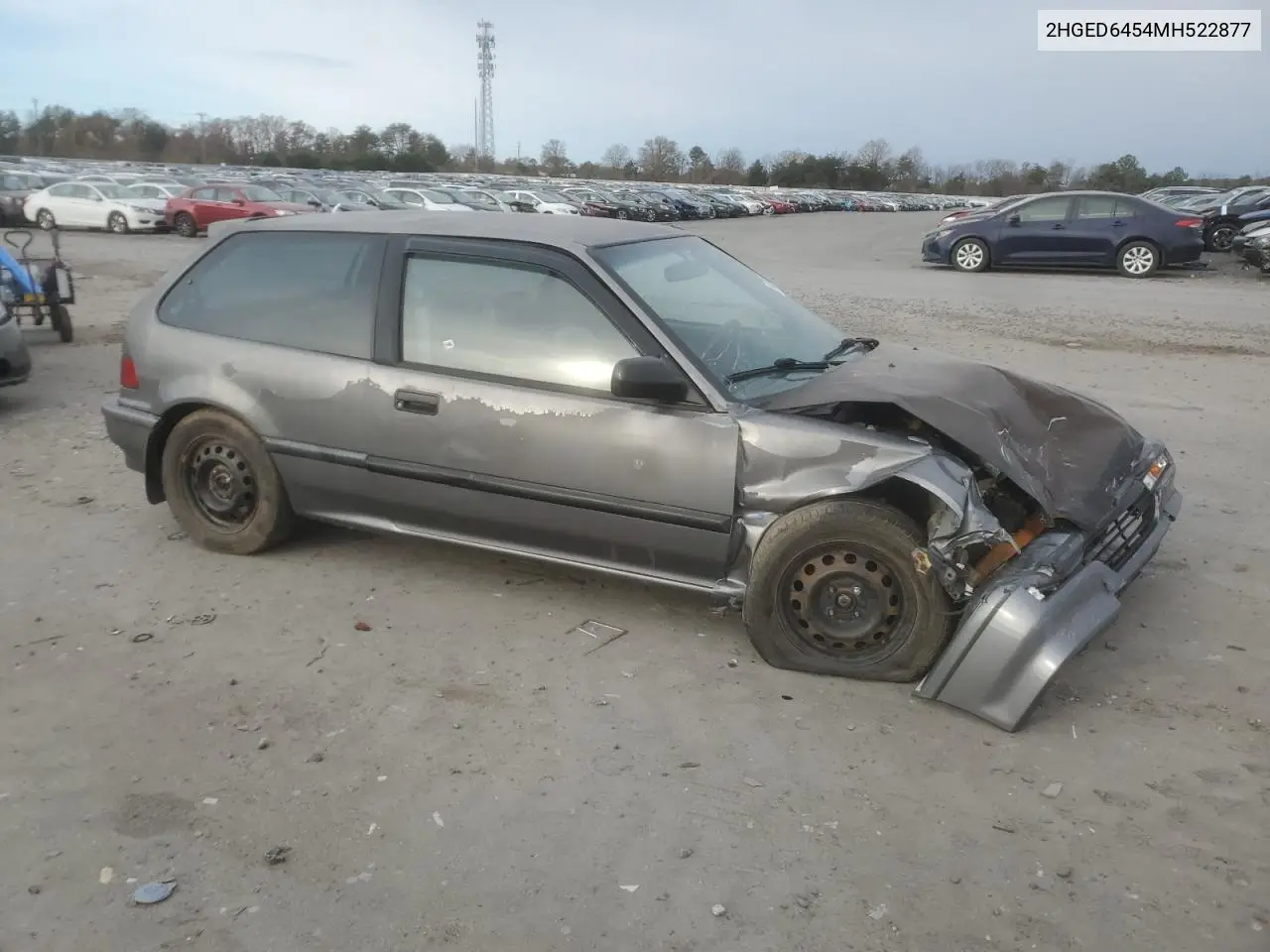 2HGED6454MH522877 1991 Honda Civic Dx