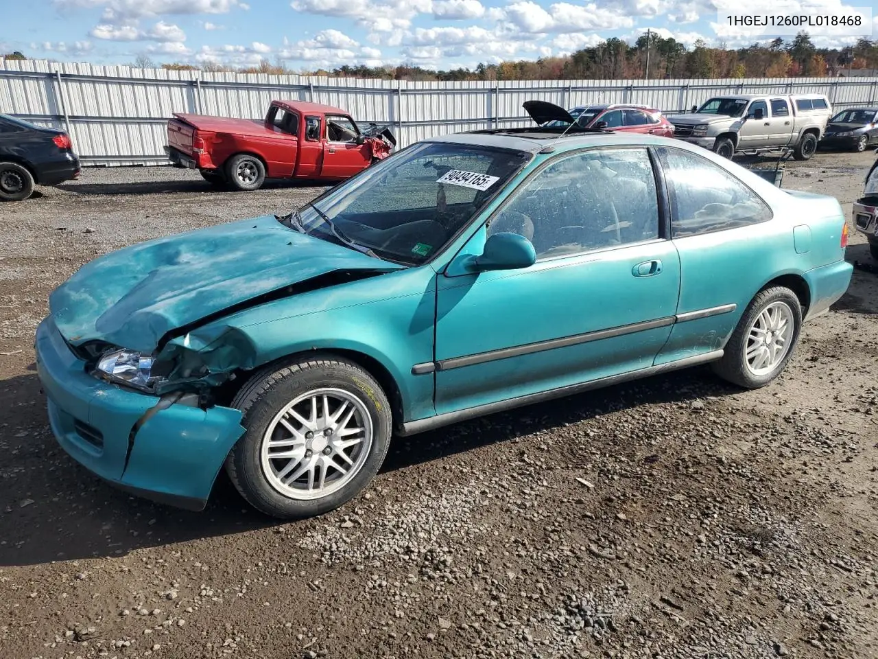 1HGEJ1260PL018468 1993 Honda Civic Ex