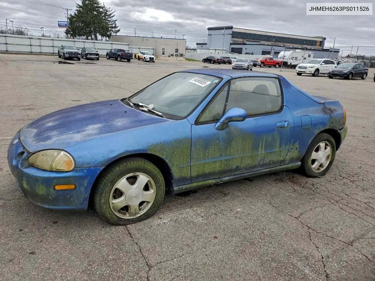 JHMEH6263PS011526 1993 Honda Civic Del Sol Si