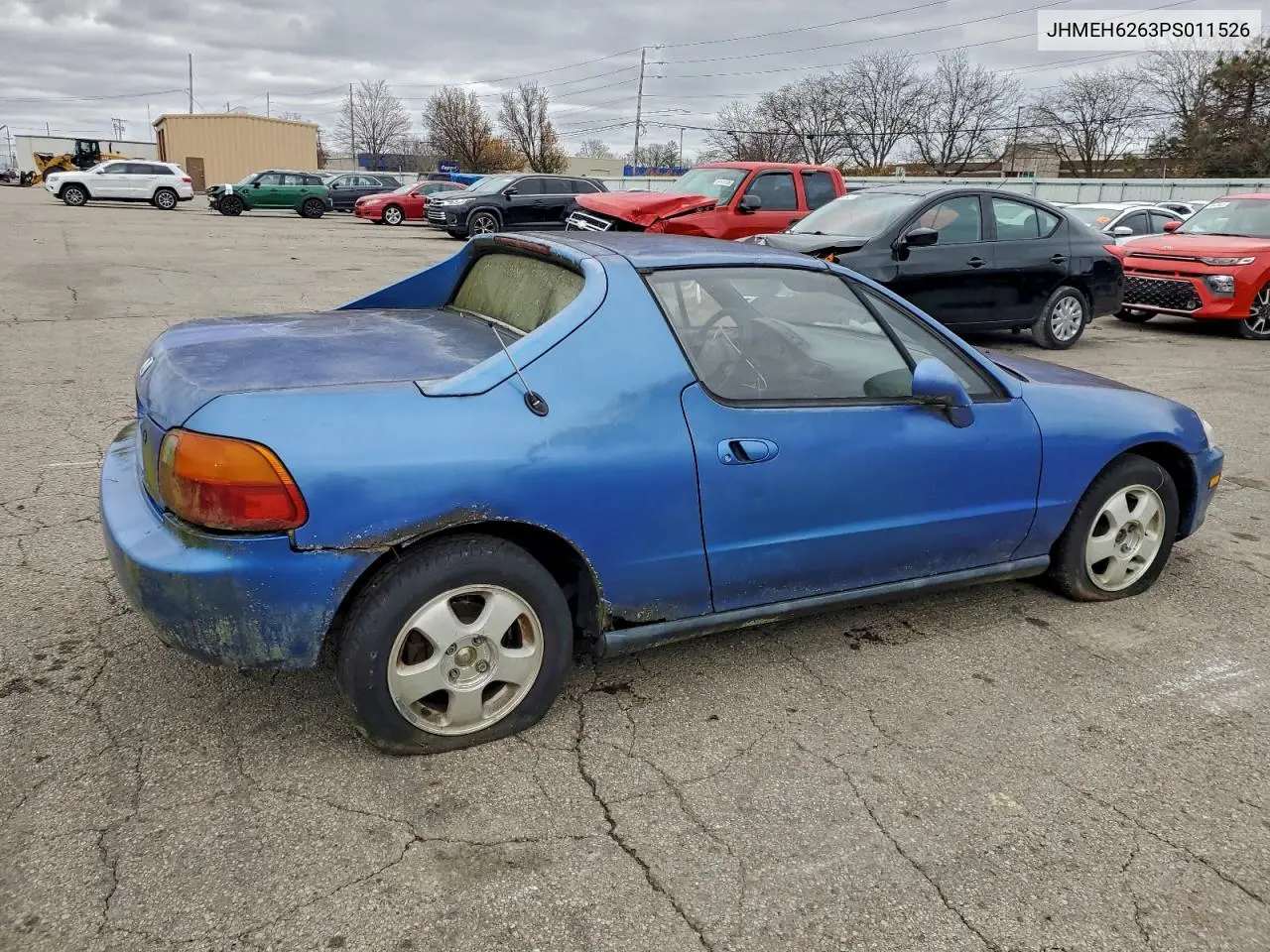 JHMEH6263PS011526 1993 Honda Civic Del Sol Si