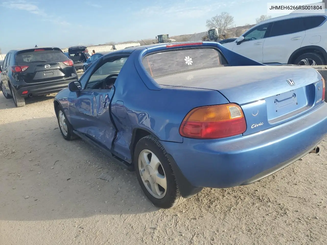 JHMEH6266RS001804 1994 Honda Civic Del Sol Si