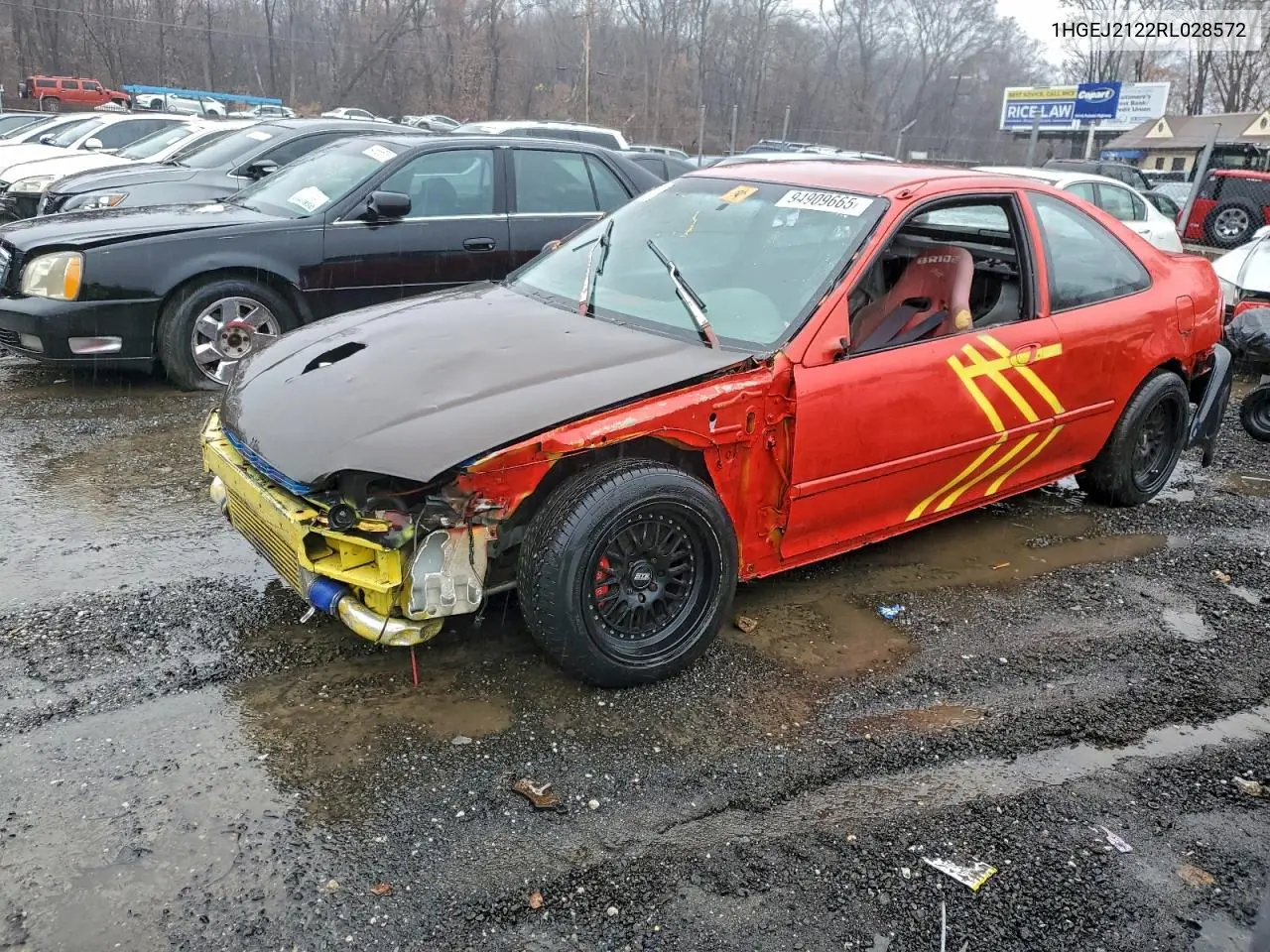 1HGEJ2122RL028572 1994 Honda Civic Dx