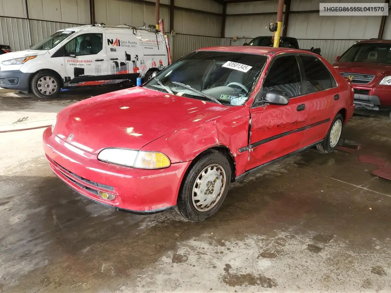 1HGEG8655SL041570 1995 Honda Civic Lx