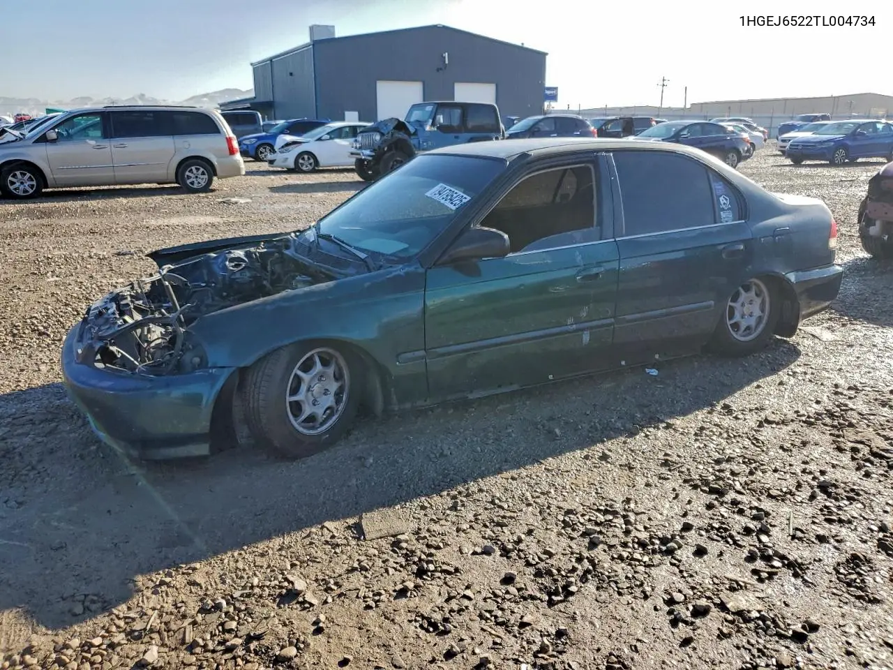 1HGEJ6522TL004734 1996 Honda Civic Dx