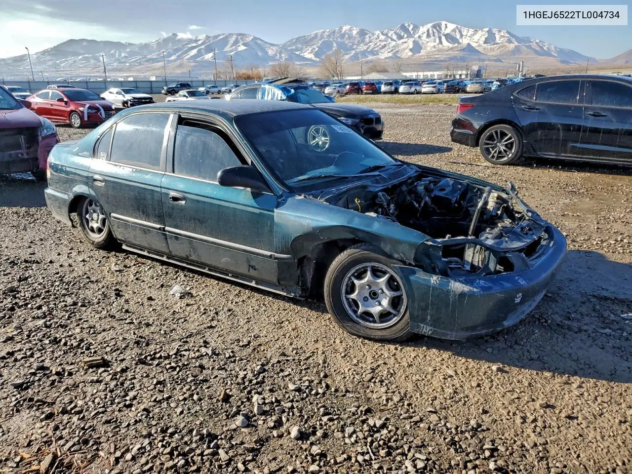 1HGEJ6522TL004734 1996 Honda Civic Dx