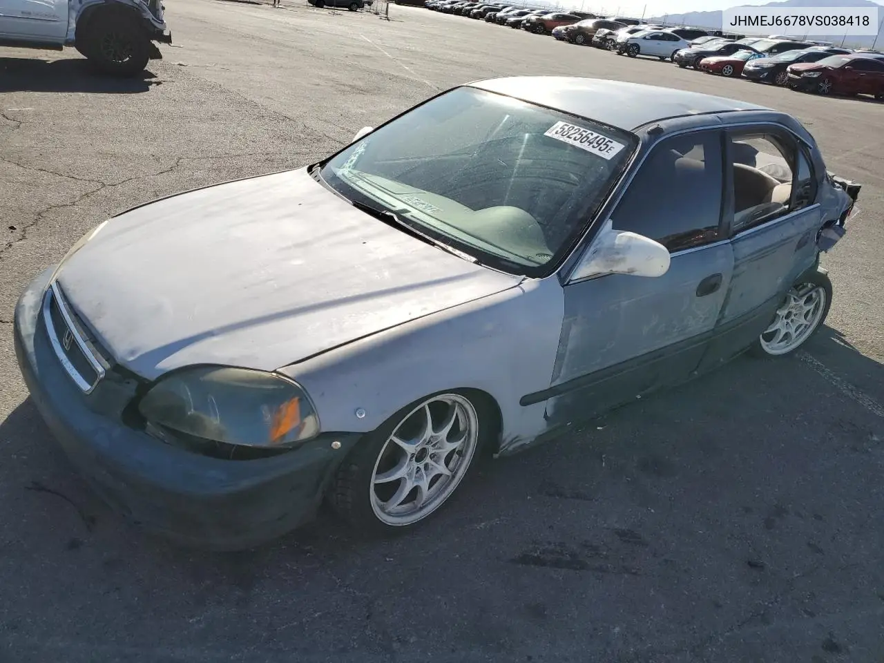 JHMEJ6678VS038418 1997 Honda Civic Lx