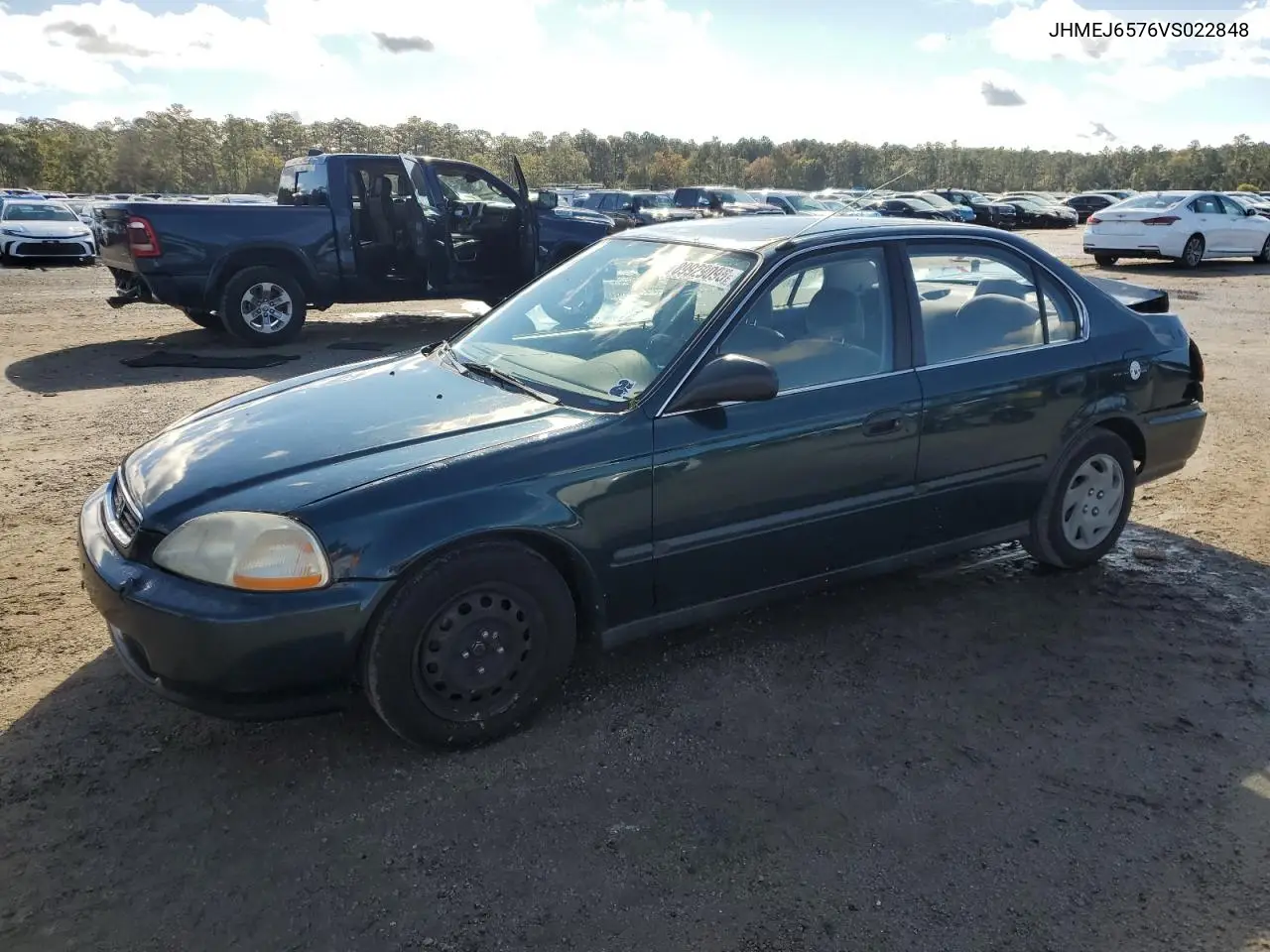 JHMEJ6576VS022848 1997 Honda Civic Lx