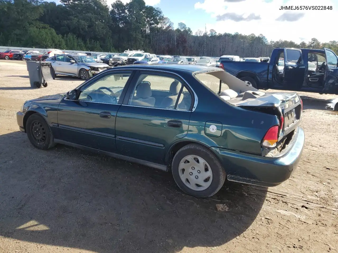 JHMEJ6576VS022848 1997 Honda Civic Lx
