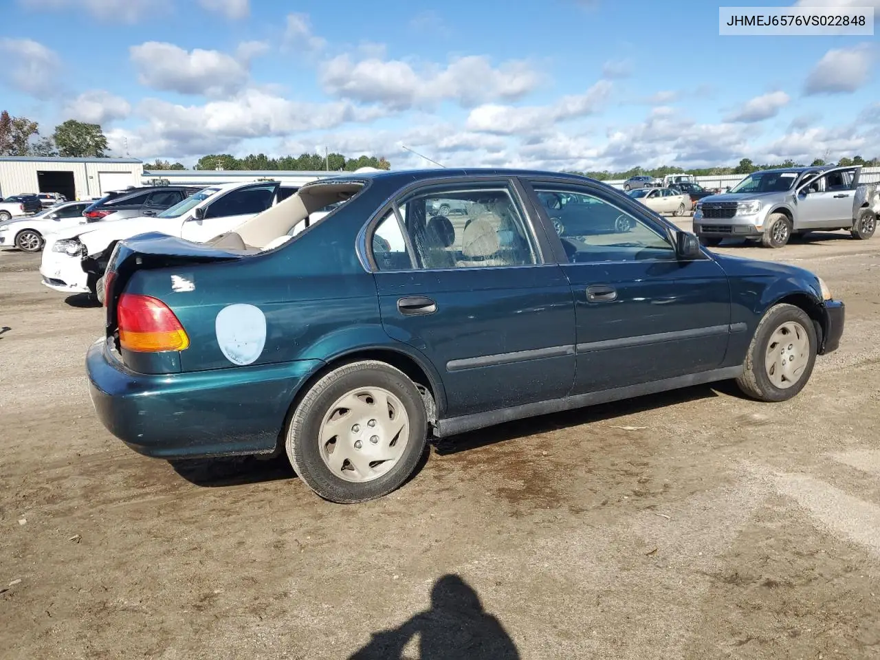 JHMEJ6576VS022848 1997 Honda Civic Lx