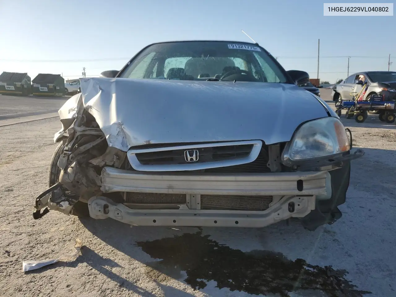 1HGEJ6229VL040802 1997 Honda Civic Dx